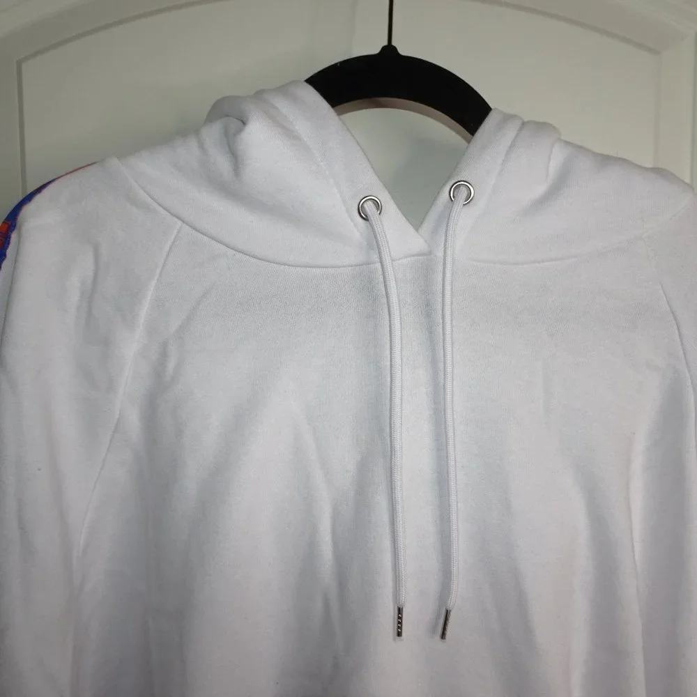 Pony x Forever 21+ Cropped White Hoodie - Picture 3 of 6